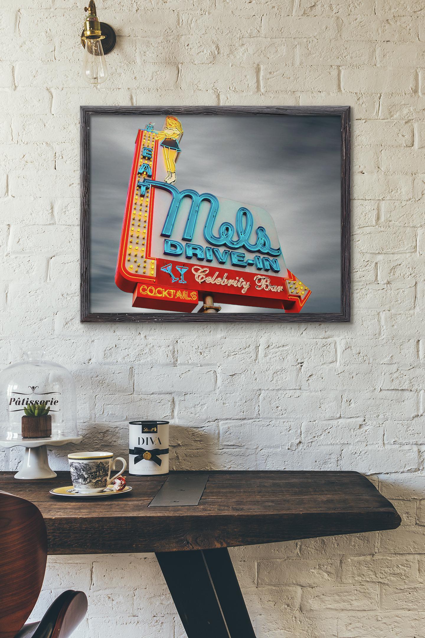 Mel's Drive-in Neon Sign Print: Retro Diner Art - Etsy Canada