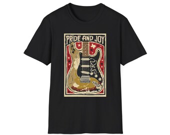 Stevie Ray Vaughn, Graphic T-Shirt | Rock Band Tee