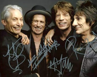 Rolling Stones, Mick Jagger, autographs Reprint (copy) 8x10 print