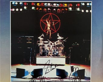 RUSH, 12x12 Album All the worlds a stage, Signed Reprint (copy) Heavy Metal, Rock and Roll
