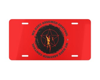 RUSH  Vanity Plate | Metal License Tag, Automotive Rock n Roll