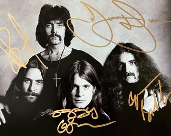 Black Sabbath, Ozzy, Autographed 8x10 Reprint (copy) Heavy Metal, Rock and Roll