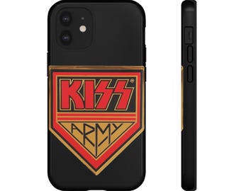 Kiss Army, Rock and Roll Phone Case, Tough Cases for Music Lovers, Vintage Rock Phone Cover, Gifts for Musicians, Concert Accessories