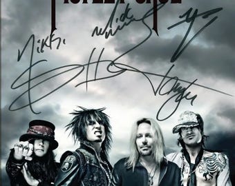 Motley Crue Autographed 8x10 Reprint (copy) Heavy Metal, Rock and Roll