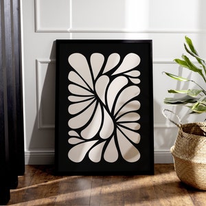 Abstract Printable Wall Art | Black Talavera Art Print | Modern Decorative wall art | Talavera Wall Décor | Print-Ready | Instant download!