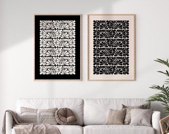 Abstract Printable Wall Art Set of 2 | Talavera Art Print | Modern Decorative wall art | Talavera Wall Décor| Print-Ready | instant download