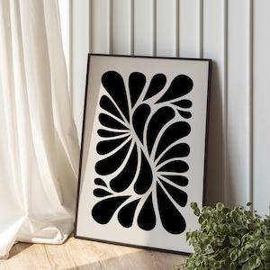 Abstract Printable Wall Art | Black Talavera Art Print | Modern Decorative wall art | Talavera Wall Décor | Print-Ready | Instant download!
