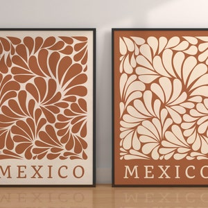 Mexico Printable Wall Art Set of 2 | Talavera Art Print | Modern Decorative wall art | Talavera Wall Décor| Print-Ready | Instant download!