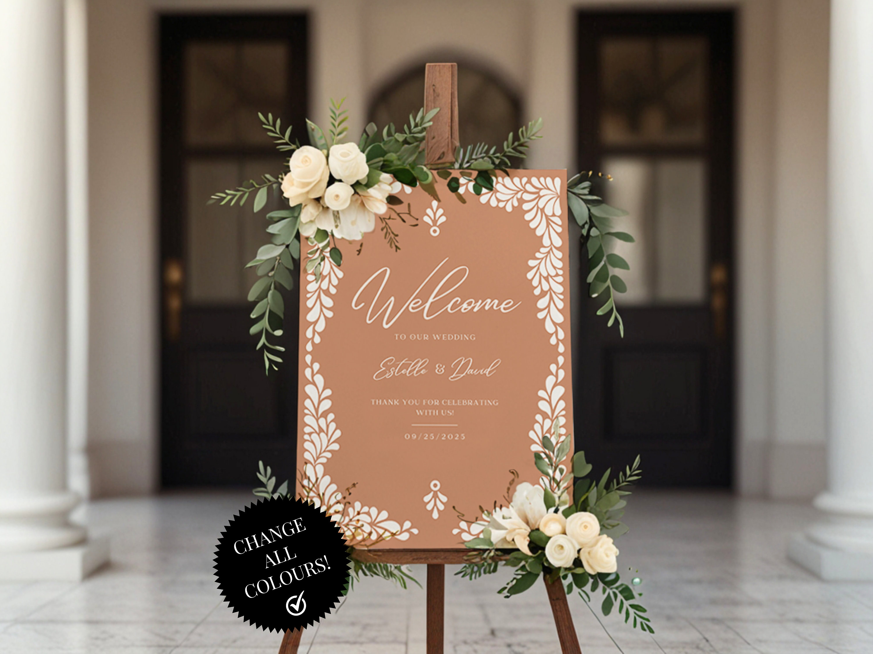 【受注製作品】Wedding Welcome Board Amazon.com: Personalized Wedding Welcome Sign, Custom Wedding Sign