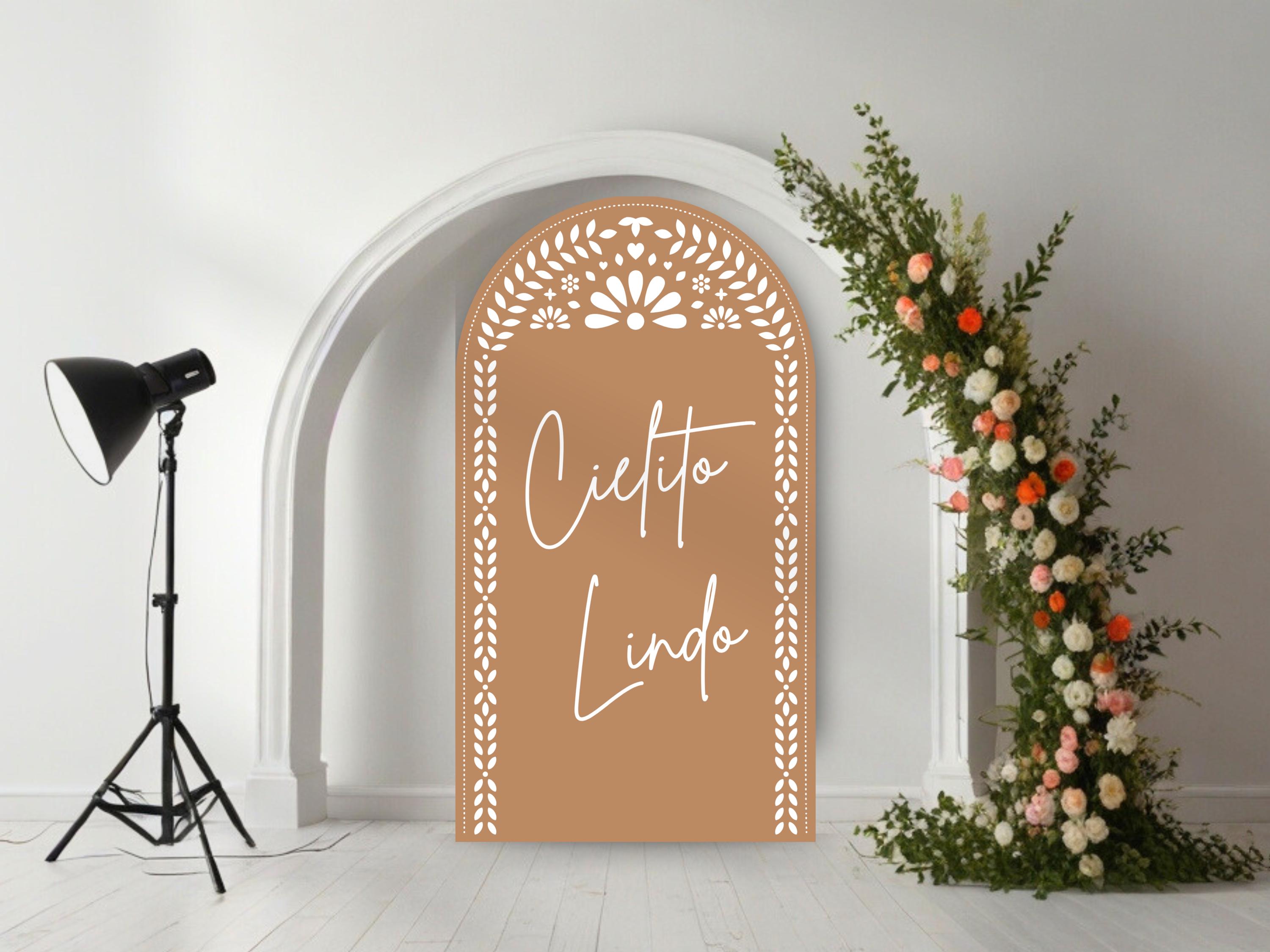 Mexican Papel Picado Arch Backdrop DIGITAL SVG | Cielito Lindo Shower ...