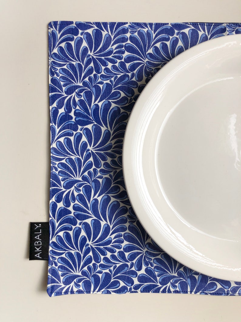 Placemats Mexican Talavera Tiles Cotton Placemats Table Etsy