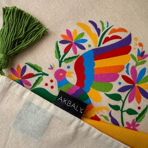 Pillow covers, Mexican Otomi Bird design | Cotton pillow cover | Colorful pillowcase | Decorative Throw Pillow | cushion cover | Home decor
