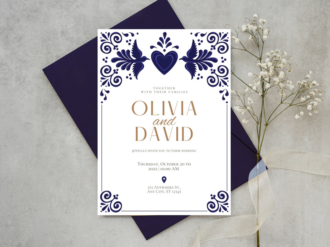 Wedding Invitation & Save the Date Template Set #014. Wedding