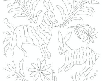 Otomi Coloring - Etsy Singapore