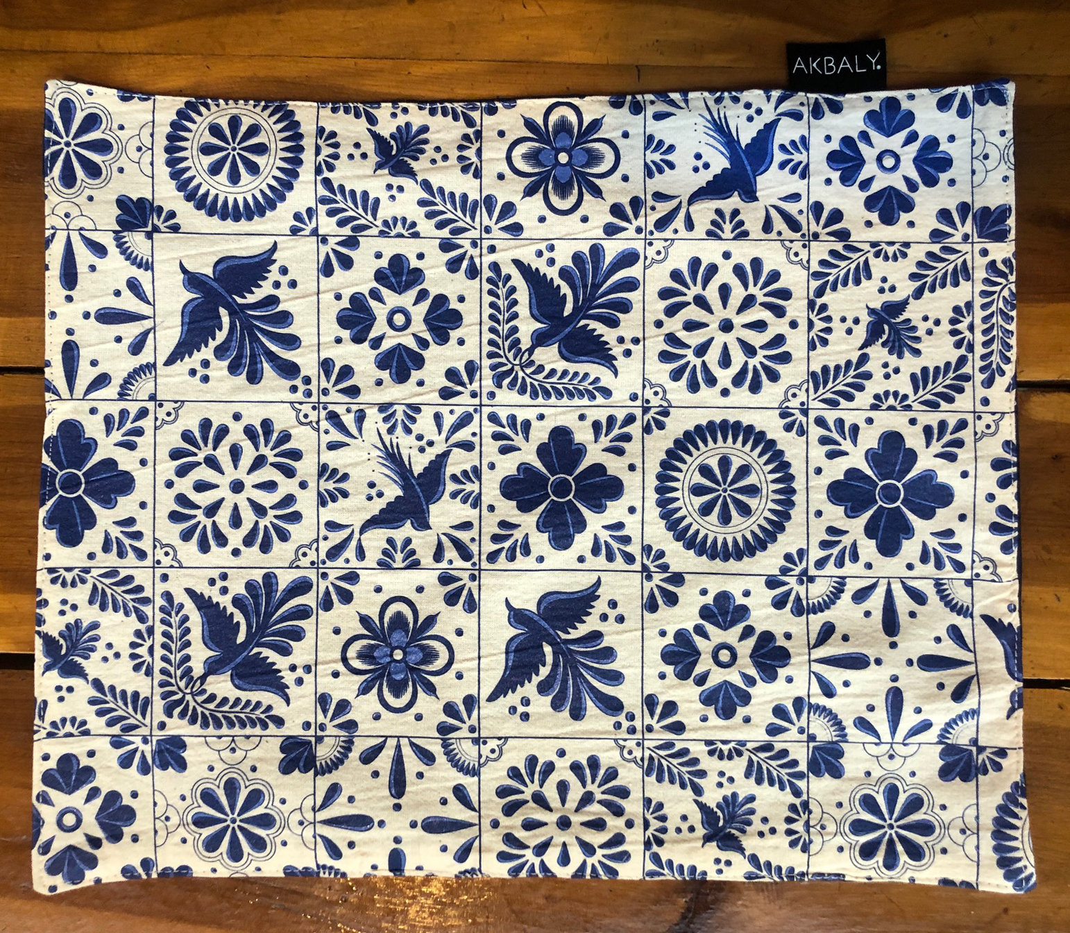 Placemats Mexican Talavera Tiles Cotton Canvas placemats Etsy