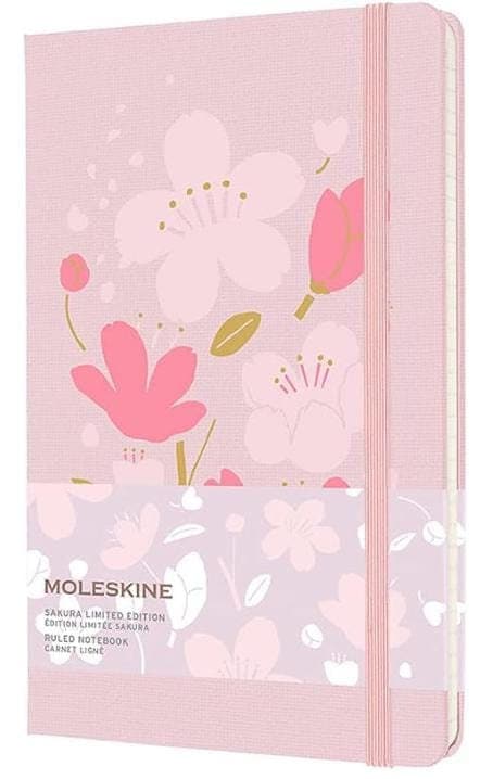 NEW Moleskine Limited Edition Sakura Notebook, Hard Cover, Large