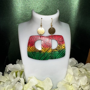 Rasta Inspired-Style Earrings