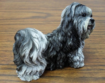 Lhasa Apso dog figure Castagna model by hand made in Italy with certificate