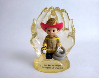 In God’s Hands Collection - Firefighter Figurine