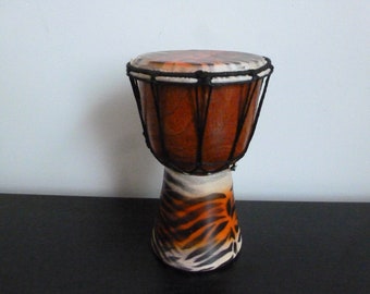 Vintage African Wood Drum African Instrument