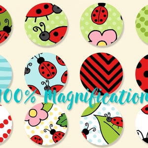 Ladybug Digital Paper Spring Seamless Patterns for Kids - Etsy Canada