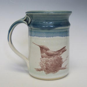 Hummingbird on Nest Mug