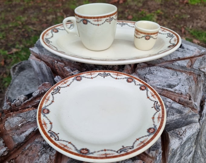 Vintage Grindley Hotel Ware Duraline Honey Glaze Loftus Moran Pty Ltd