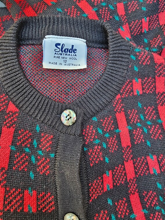 Vintage ** 70s ** Slade ** Pure New Wool ** Butto… - image 10