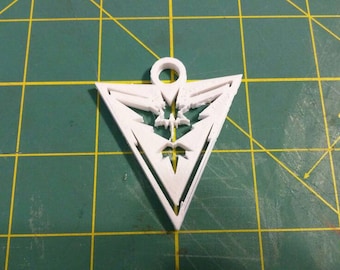 Pokemon Go team Instinct Medallion necklace