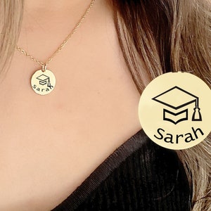 Personalisierte Geschenk, Halskette mit Gravur, Namenskette, Geschenk für sie, Tochter Halskette Geschenk, Enkel Geschenk, Großeltern Geschenk, Collage Abschluss