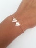 Custom initial bracelet, couples bracelet, Valentines gifts for girlfriend, gifts for mum, friendship bracelet, dainty ,gift for bride,chain 