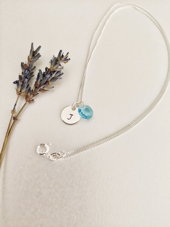 Swarovski Crystal Necklace Personalised 