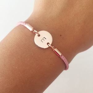 Pulsera personalizada, joyería con dijes iniciales, regalos para damas de honor, pulsera de pareja, regalos de cumpleaños para ella, pulsera de la amistad, regalos para mamá