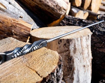 Steak turner, hand forged, meat flipper, grill tool, blacksmith made