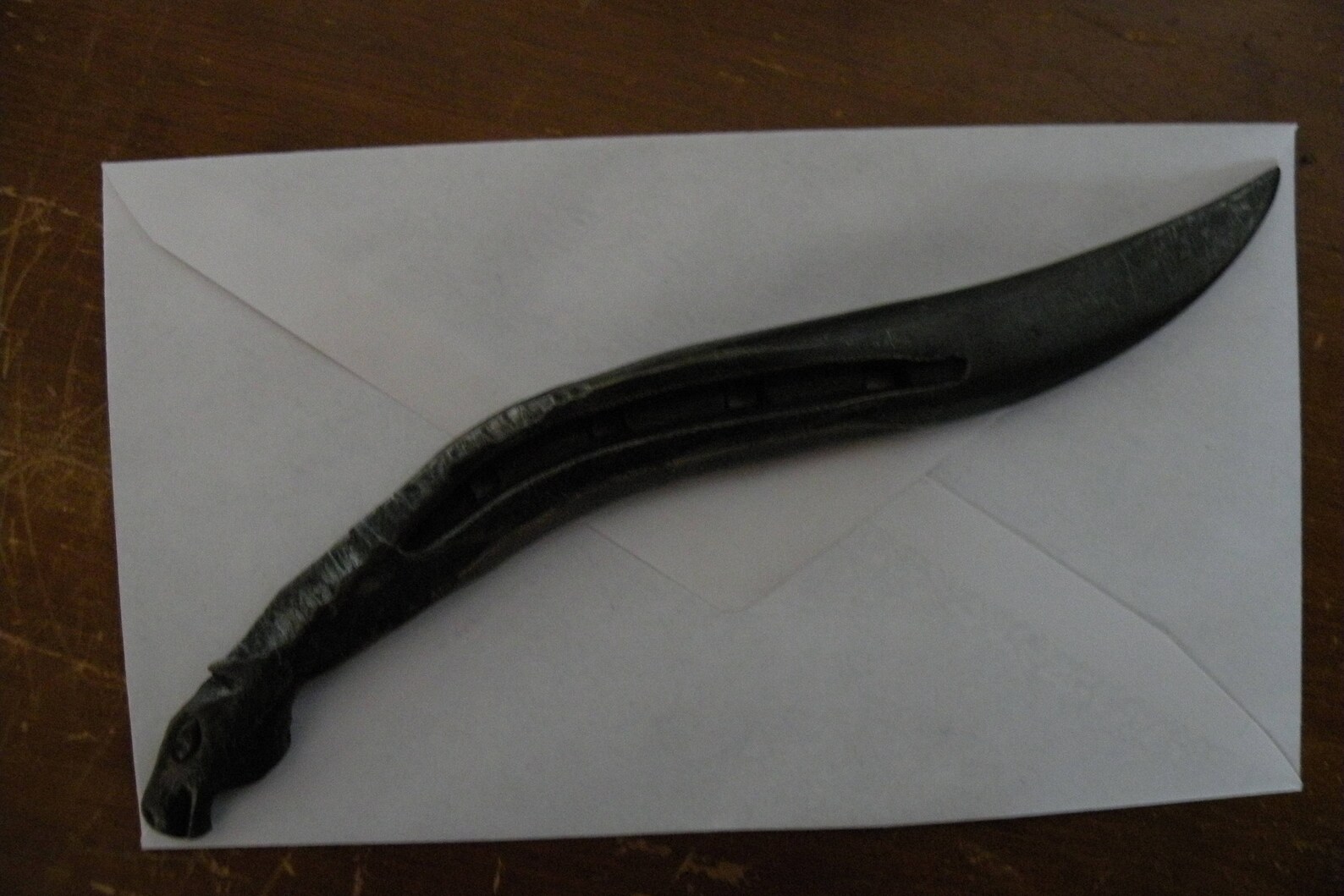 Hand letter opener with horse head design blacksmith Etsy