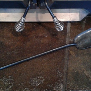 Fireplace set - shovel, broom and poker
