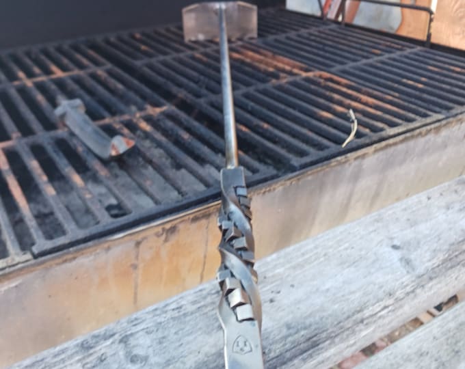 Grill Rake for charcoal fires, with choice of handle