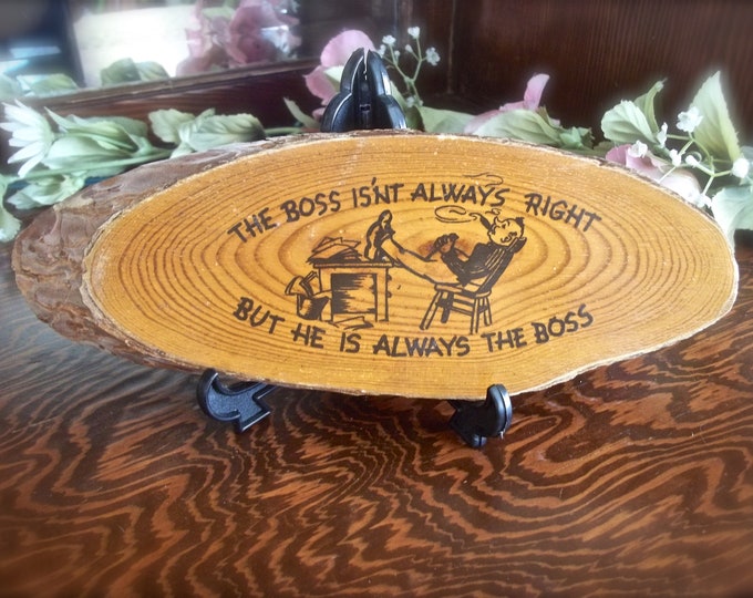 1950s Wall Decor, Kitsch Wall Decor, Vintage Office Wall Decor, 1950s