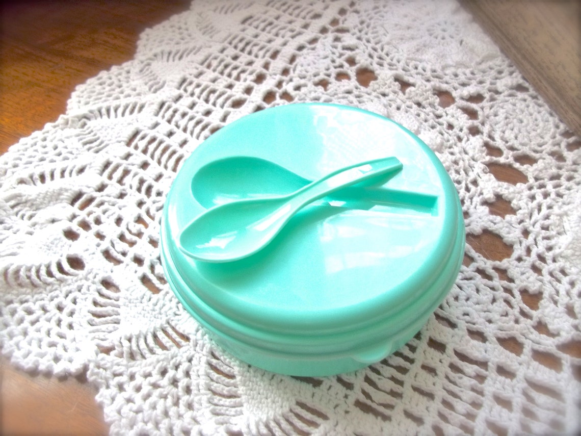 Vintage Snack Set Snack Set Vintage Snack Bowl Plastic Etsy