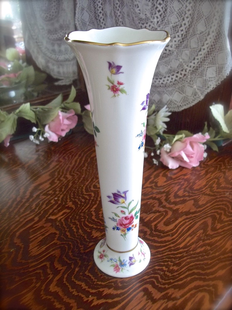 Vintage Rose Vase Vintage Flower Vase Vintage Vase for Etsy