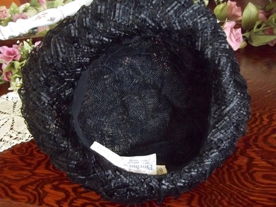 Black Hat For Women, Vintage Black Hat, Vintage H… - image 8