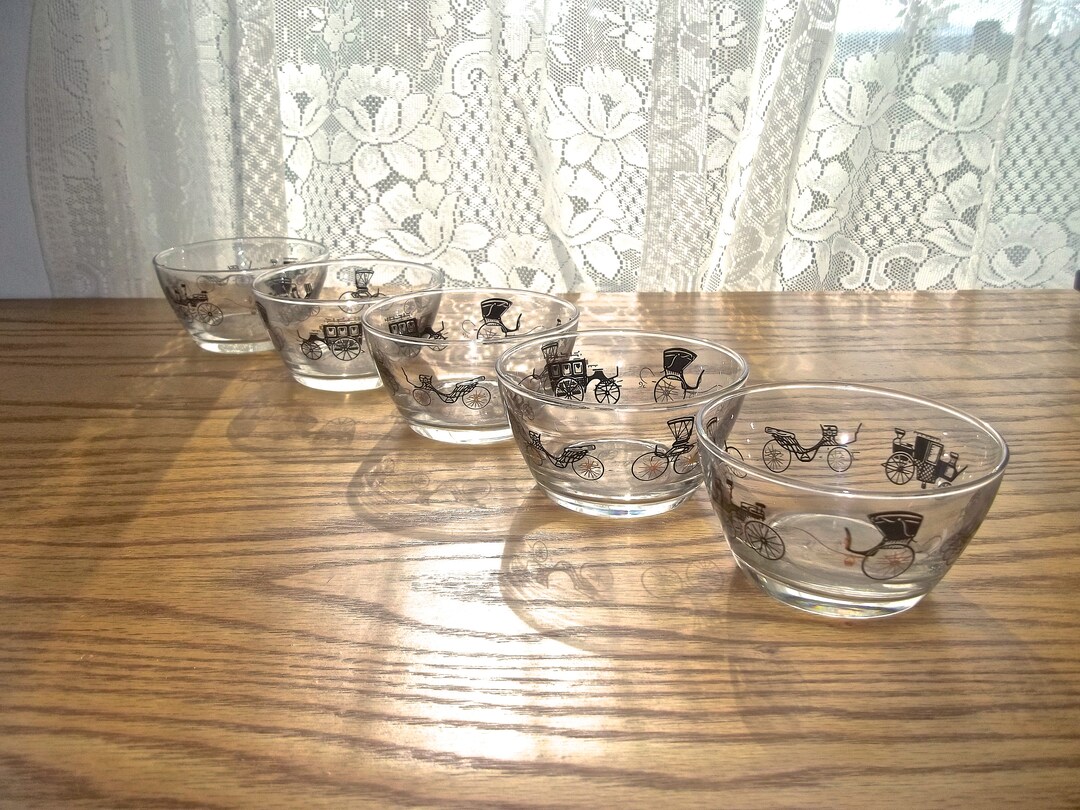 Vintage Berry Bowls, Berry Bowls, Vintage Snack Bowls, Berry Bowls