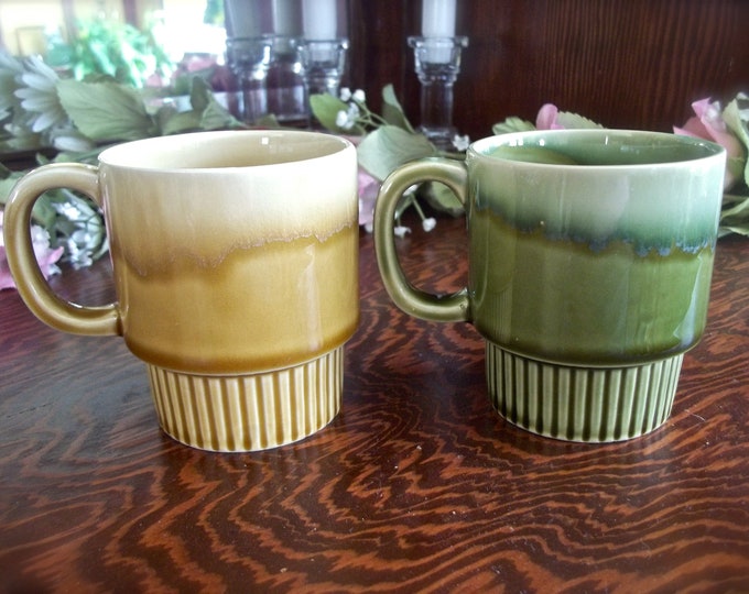Retro Coffee Mugs Retro Coffee Cups Vintage Coffee Mugs Etsy