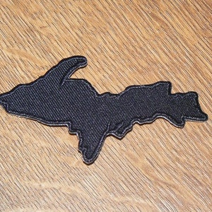 UP Iron on Patch Upper Peninsula Embroidered Patch Michigan