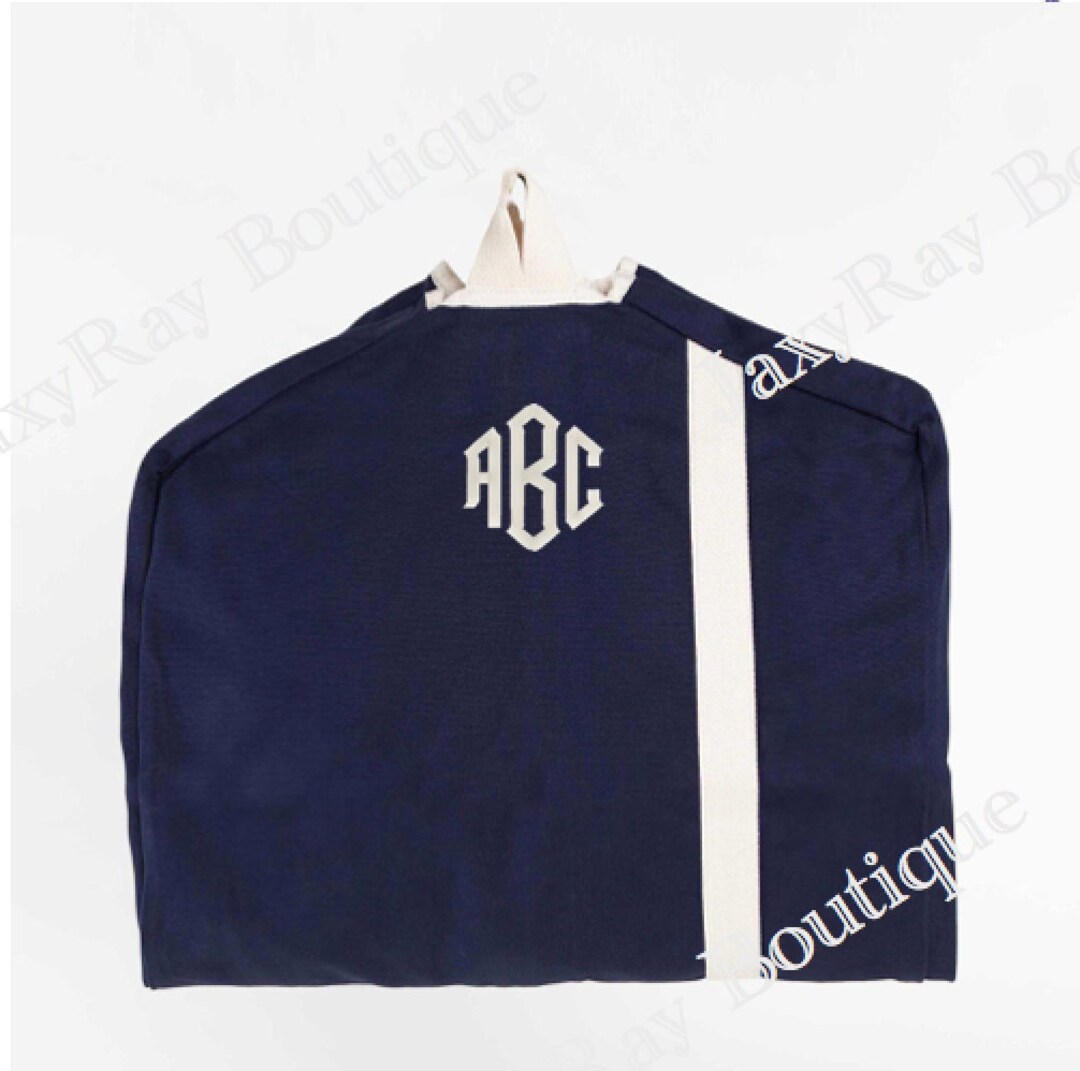 Garment Bag Monogrammed Garment Bag Personalized Garment Bag Travel Bag