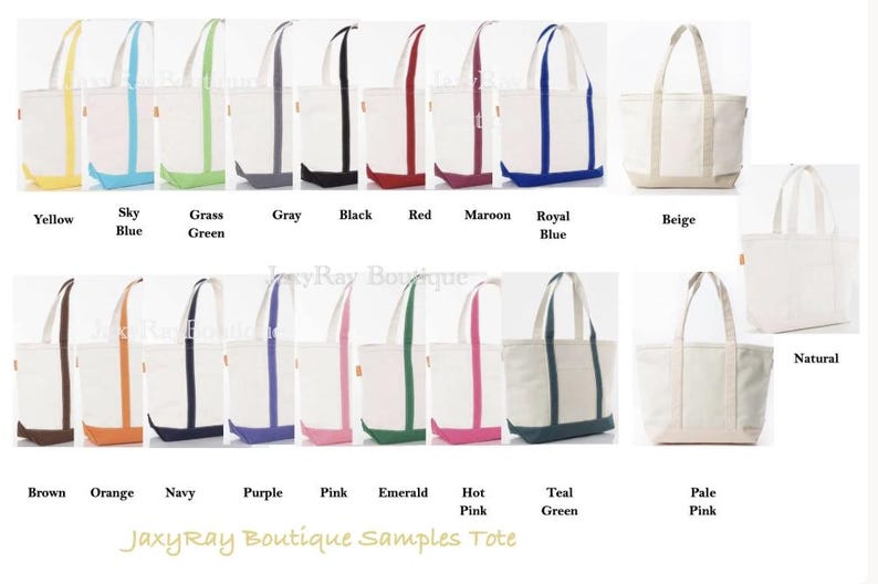 May include: A collection of canvas tote bags in various colours including yellow, sky blue, grass green, grey, black, red, maroon, royal blue, beige, brown, orange, navy, purple, pink, emerald, hot pink, teal green, natural, and pale pink.