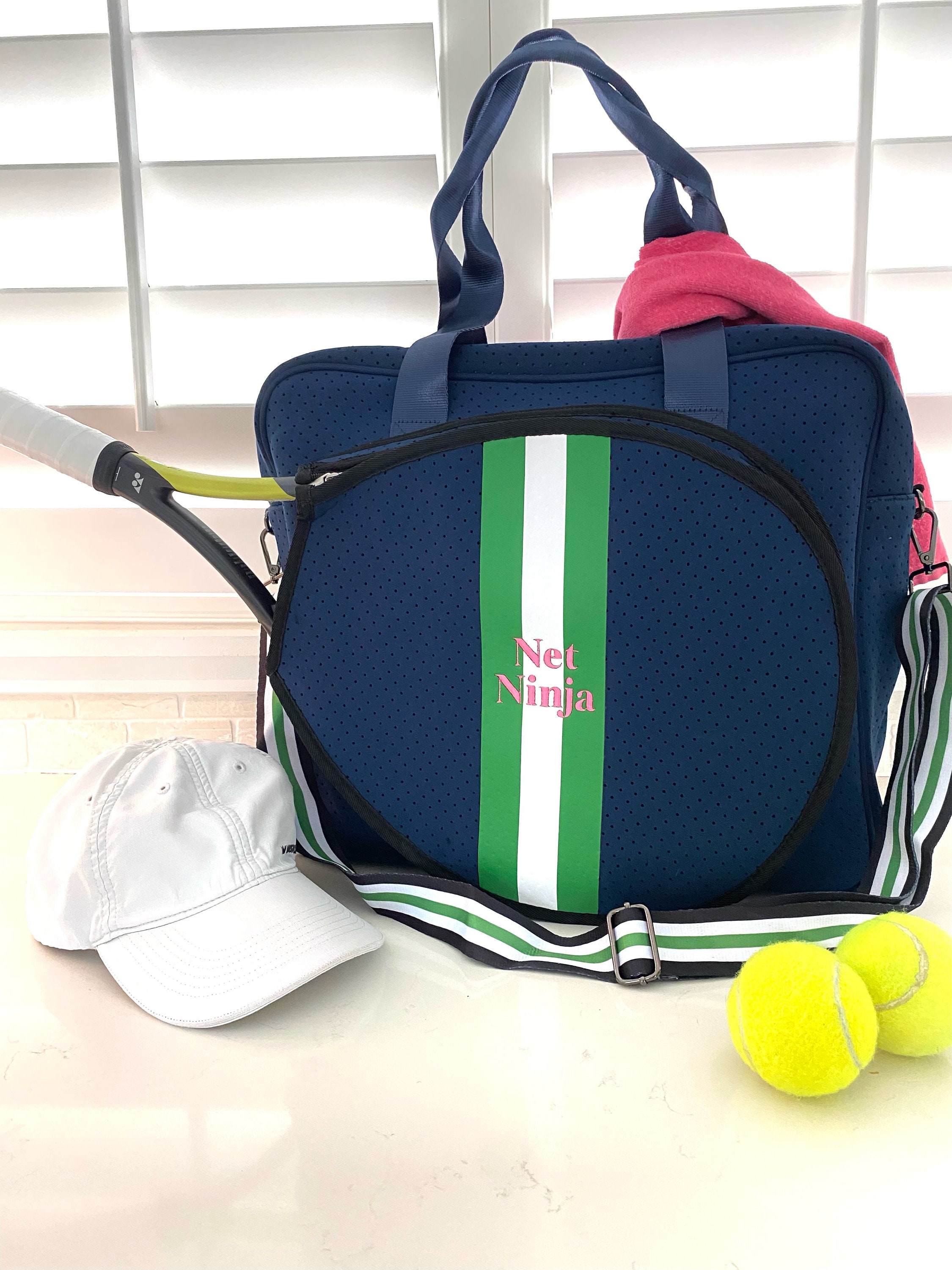 Buy Wholesale China Tennis Ball Bag Designer Ladies Pink Waterproof Custom  Tennis Racket Bag & Tennis Bag at USD 14.5