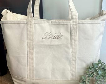 Premium quality Personalized tote Bag Wedding gift Personalized canvas tote bag great for bridesmaid gift