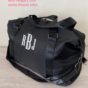 best men's travel bags with trolley sleeve Large Leather Duffle bag Sleeve, Black (D#1N1LOLL) 7 day weekend or business trip 10 Best Travel Bags of