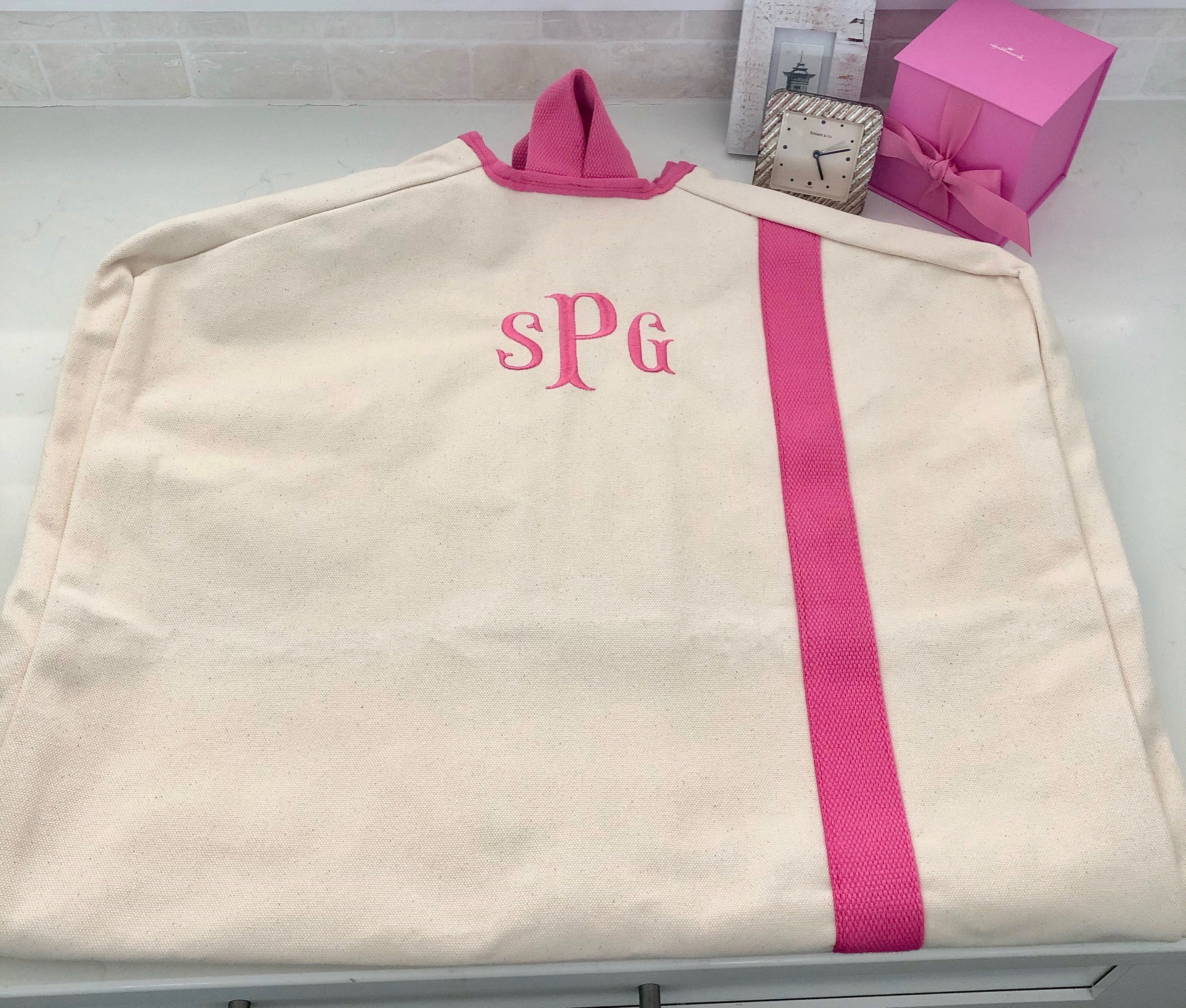 Monogram Travel Personalized Garment Bag Gifts for Him 